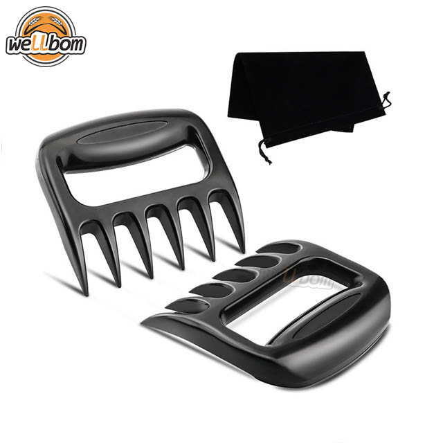 Manual Bear Claws Barbecue Fork Tongs Pull Meat Handler Pork Clamp Roasting Fork BBQ Tools